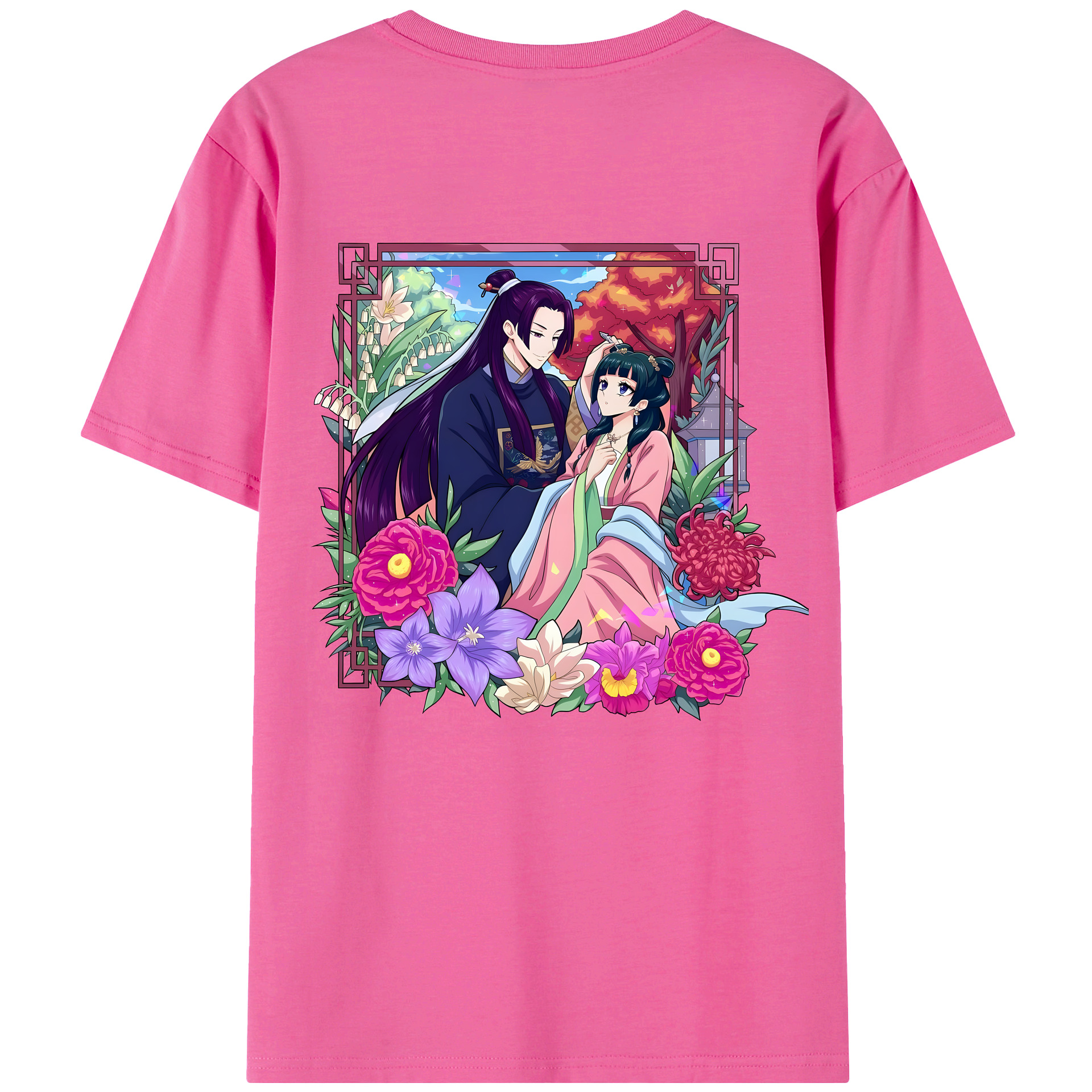 （画像用） 薬屋のひとりごと The Apothecary Diaries レディース半袖Tシャツ(バックプリント)